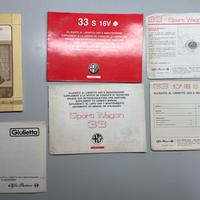 Libretti uso e manutenzione