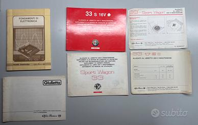 Libretti uso e manutenzione