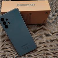 Galaxy A32 awesome blue128gb + cover e caricatore 