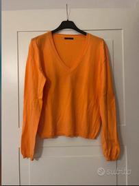 Maglia con scollo a V 100% cotone