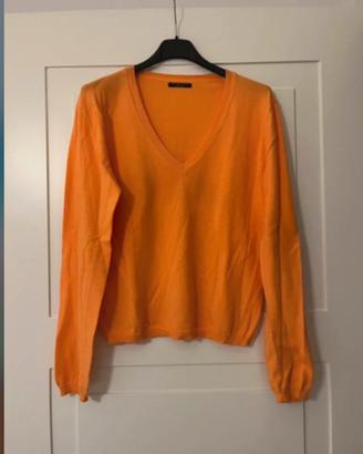 Maglia con scollo a V 100% cotone