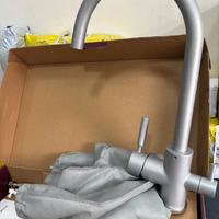 Rubinetto a 3 vie colore cromo satinato