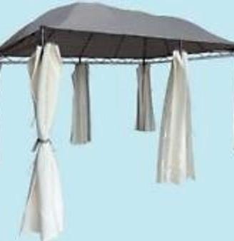 Gazebo acciaio Barbados mt 4 x 3