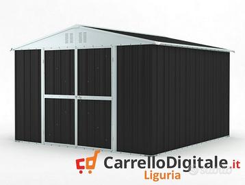 Box struttura lamiera Acciaio 327x307cm nero