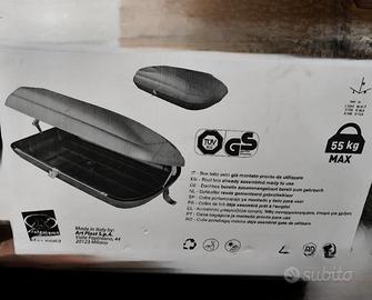 bauletto tetto auto 320l grigio nero