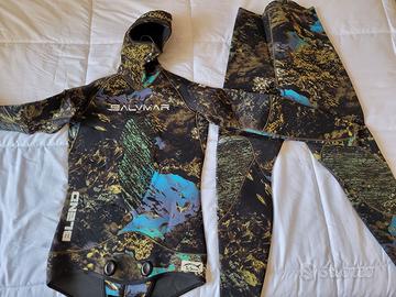 Muta Salvimar 5 mm mimetica completa di accessori