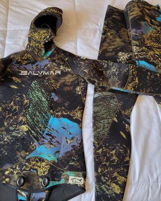 Muta Salvimar 5 mm mimetica completa di accessori