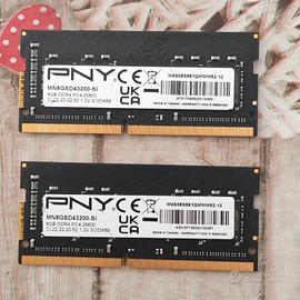 RAM PNY 16GB (2x8GB) DDR4 3200MHz SO-DIMM Notebook