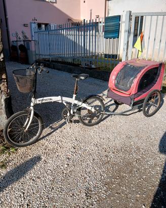 bicicletta e carrettino