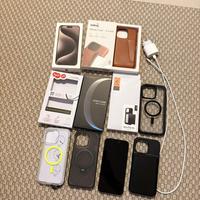 IPhone 15 Pro Max 256GB Titanio naturale + cover