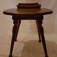 Sgabello artigianale legno