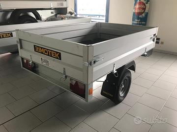 Rimorchio carrello nuovo 145x120 sponde apribili b