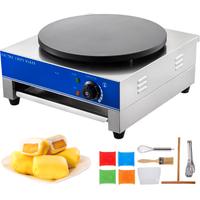 Macchina per Crepe Elettrico 3000W, Crepiera Piast