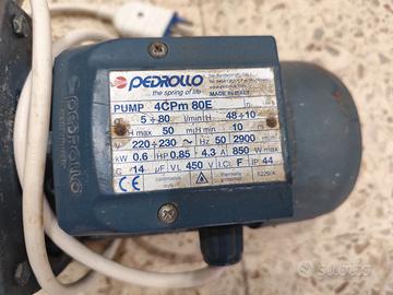 Elettropompa Pedrollo 4CPM80 motore acqua 0.85hp