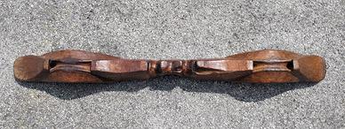 GIOGO DOPPIO PER BUOI IN LEGNO - VINTAGE