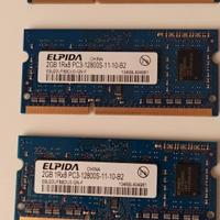 Ram Elpida DDR3 PC3 6gb (3x2gb)