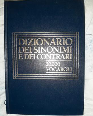 Dizionario dei sinonimi e contrari 