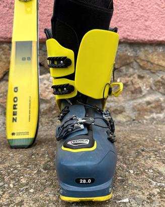 Scarponi sci alpinismo tecnica