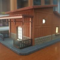 Baita di montagna scala 1:87 plastico ferroviario