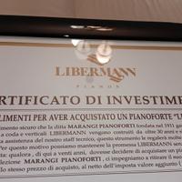 pianoforte verticale da studio libermann