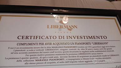 pianoforte verticale da studio libermann
