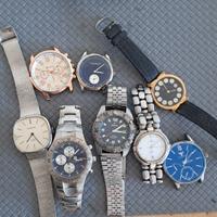Lotto di 8 orologi da uomo