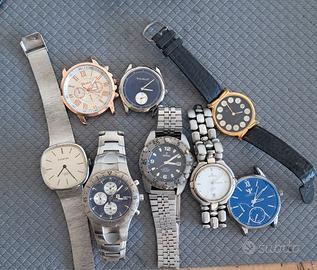 Lotto di 8 orologi da uomo