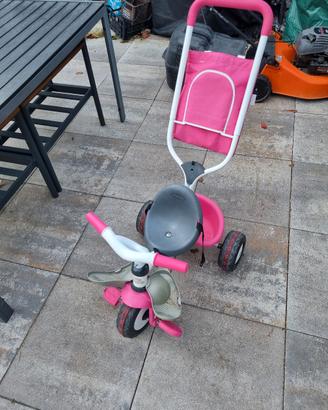 trciclo smoby rosa