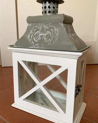 Lanterna arredo vintage portacandele