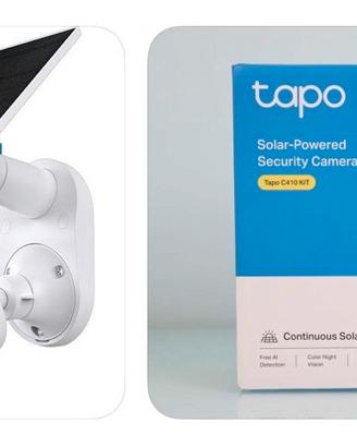 Tapo C410 KIT 2K 3MP con pannello solare – Telecam
