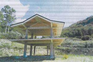 Abitazione in costruzione con terreno circostante