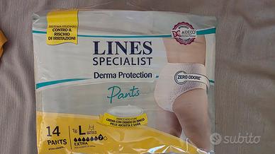 52 Pannolini mutandina Lines specialist adulto L