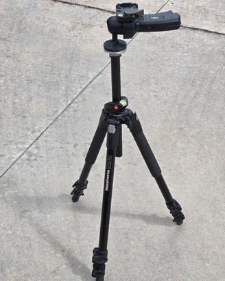 TREPPIEDI MANFROTTO 190XPROB PIÙ TESTA GRIP 322RC2