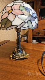 Lampada stile Tiffany floreale