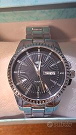 Orologio per uomo (NUOVO) nero e argento