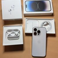 Super Pack Iphone 14 Pro 256Gb + Airpods Pro 2