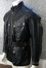 BELSTAFF Giacca Uomo in pelle Nero, classico Tg L