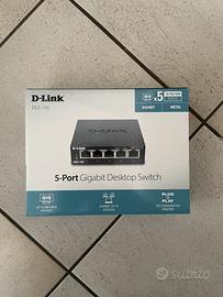 Switch di rete con 5 porte Gigabit D- Link DGS-105