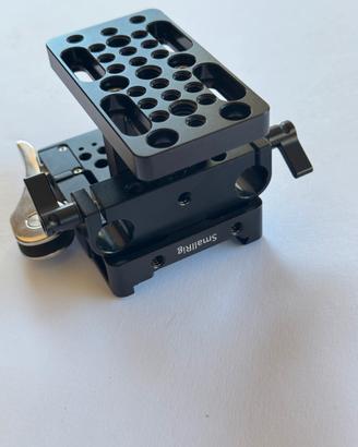 SmallRig Baseplate Piastra dual 15mm Rod Clamp