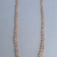 Collana in quarzo rosa