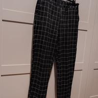 Pantalone Shein nero e bianco a scacchi