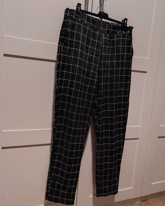 Pantalone Shein nero e bianco a scacchi