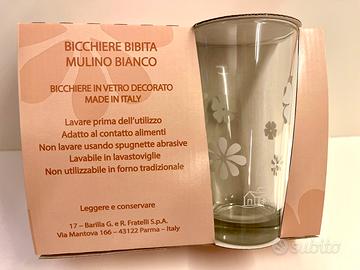 Coppia Bicchieri Bibita Mulino Bianco Nuovi