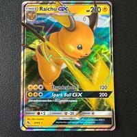 Raichu Gx 20/68 destino sfuggente holo pokemon ing