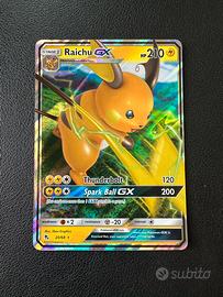 Raichu Gx 20/68 destino sfuggente holo pokemon ing