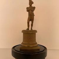 NAPOLEONE BONAPARTE ANTICA SCULTURA BRONZO DORATO