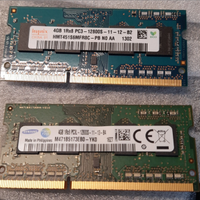 2 x sodimm 4 gb ram per pc notebook
