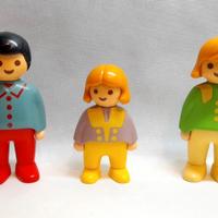 Set Personaggi Playmobil 1.2.3 Vintage 1990 Figure