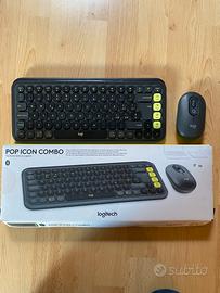 Tastiera e Mouse Logitech Pop Icon Combo