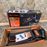 🔧 Cric Idraulico da Garage HÜTTENBERG – 3 Ton 🔧